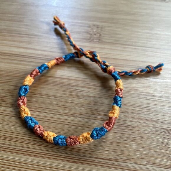 Raya Woven Bracelet anklet trendy comfortable tie embroidery thread woven gift - Picture 1 of 3